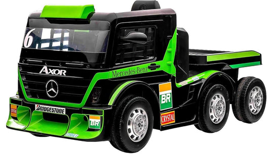 Mercedes Axor 24V Kids Electric Ride On Truck Lorry Green