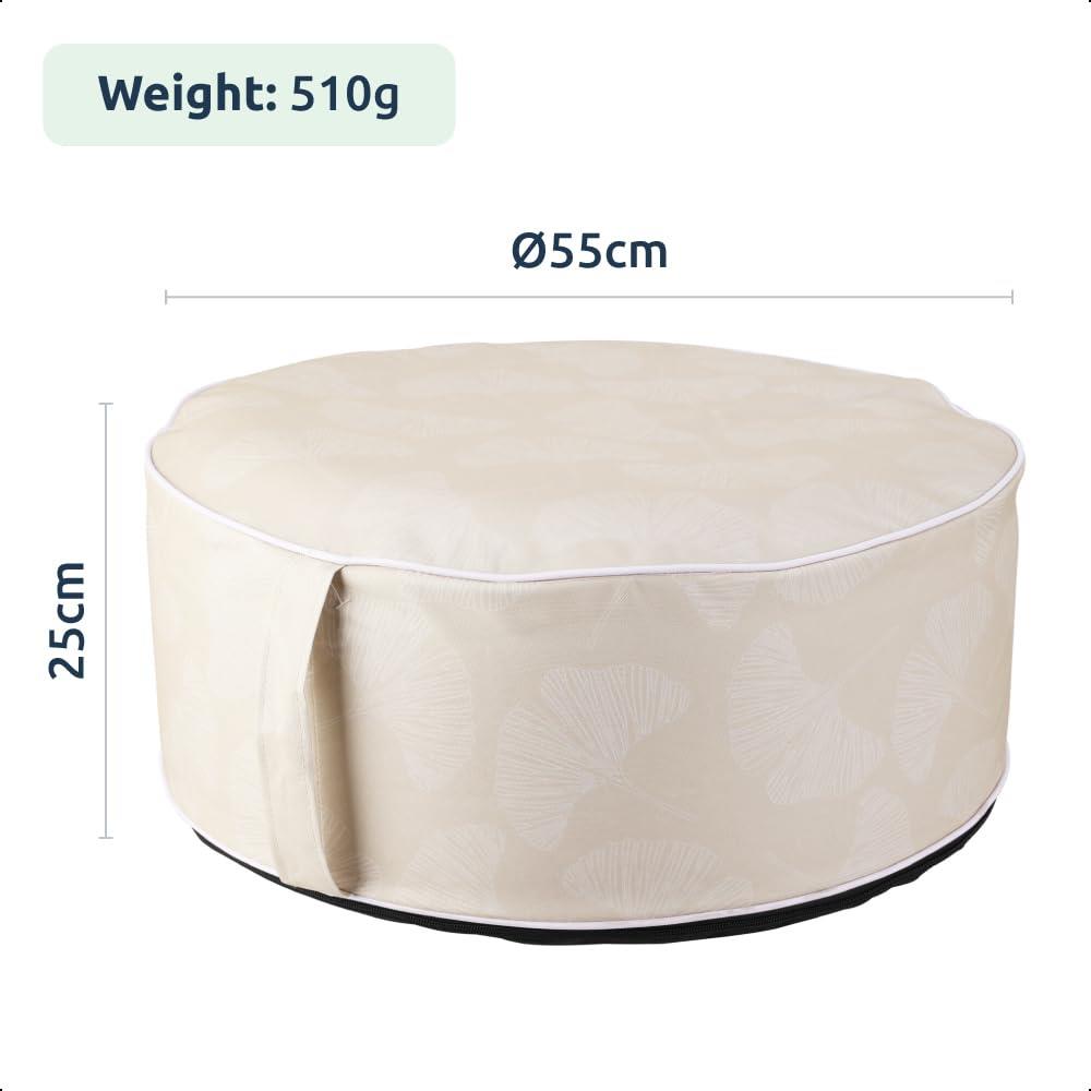 Outdoor Inflatable Pouffe Water-Resistant Seat Camping