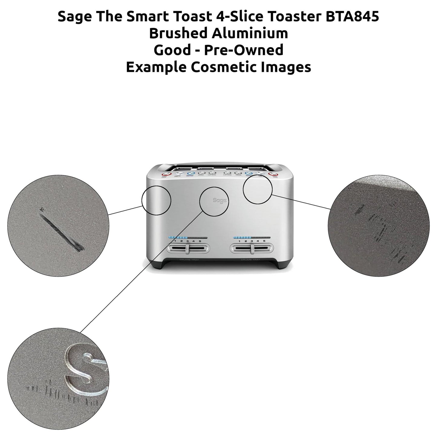 Sage The Smart Toast 4-Slice Toaster BTA845