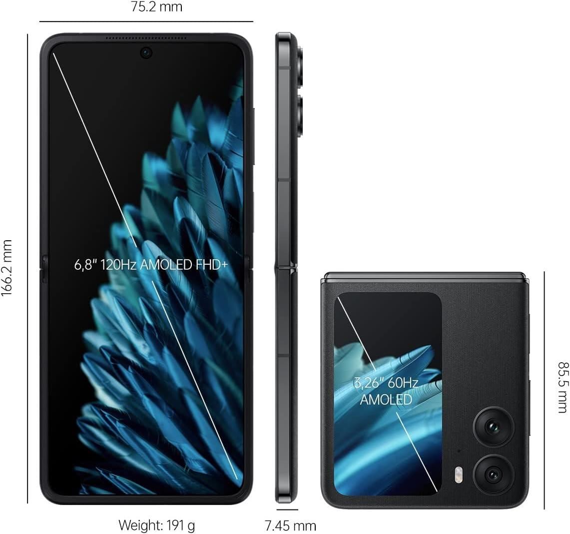 Oppo Find N2 Flip 5G Smartphone Unlocked Android 256GB