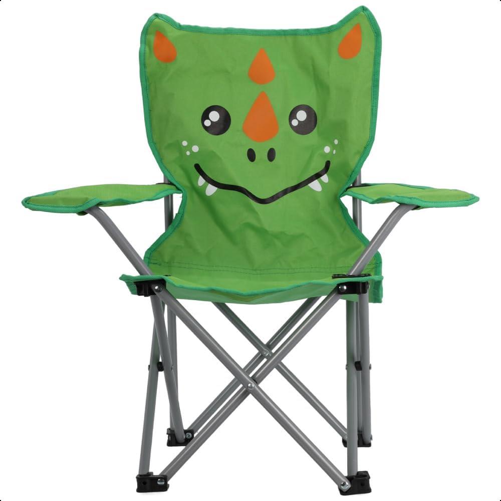 Kids Camping Folding Deck Chair Animal Design Garden Outdoor