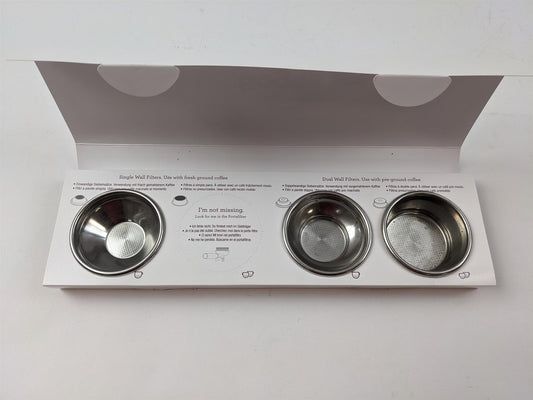 Sage 3x 54mm Coffee Machine Filter Baskets Dual/Single Wall