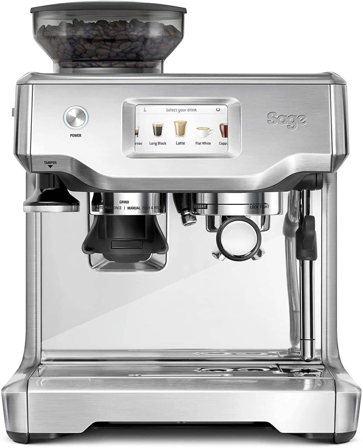 Sage The Barista Touch SES880 Coffee Machine Silver/Black