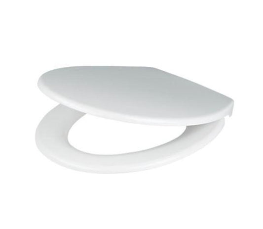 Soft Close Easy Lift Off Round Shaped Toilet Seat White