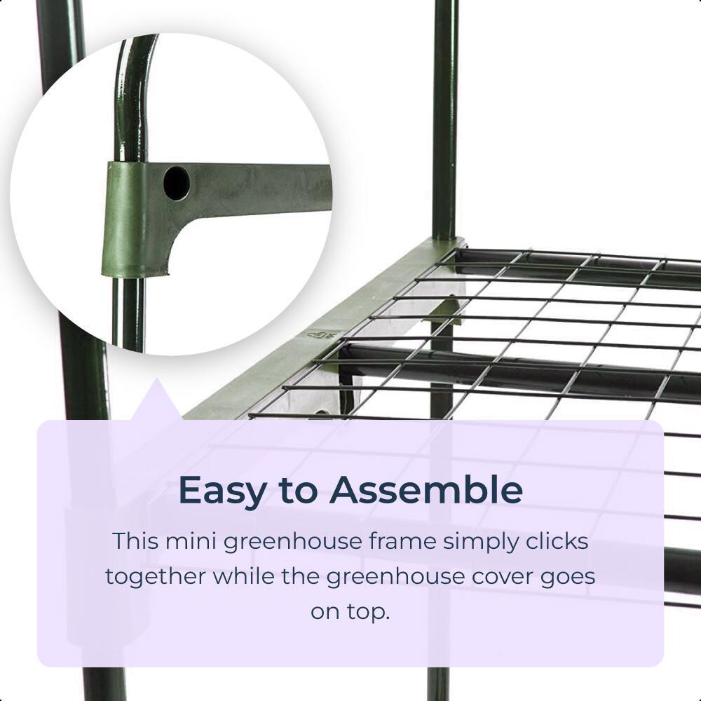 2 Tier Mini PVC Greenhouse Coldframe Outdoor Garden
