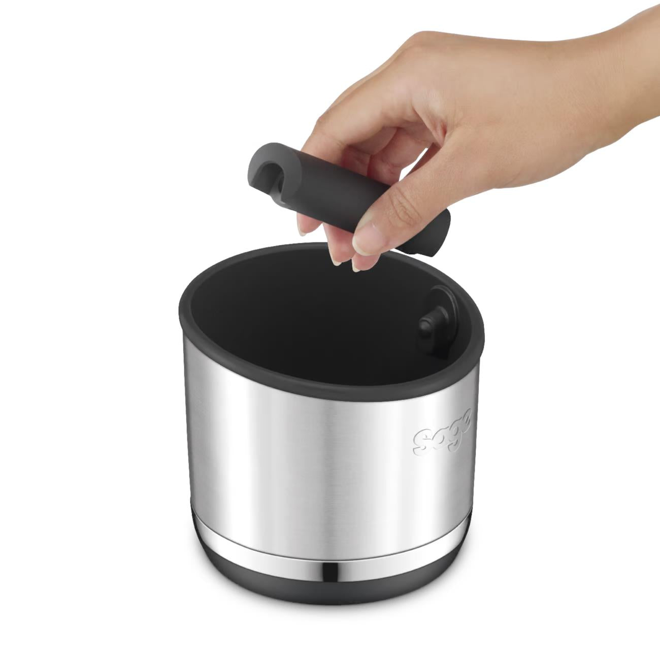 Sage The Knock Box 10 - Brushed Stainless Steel
