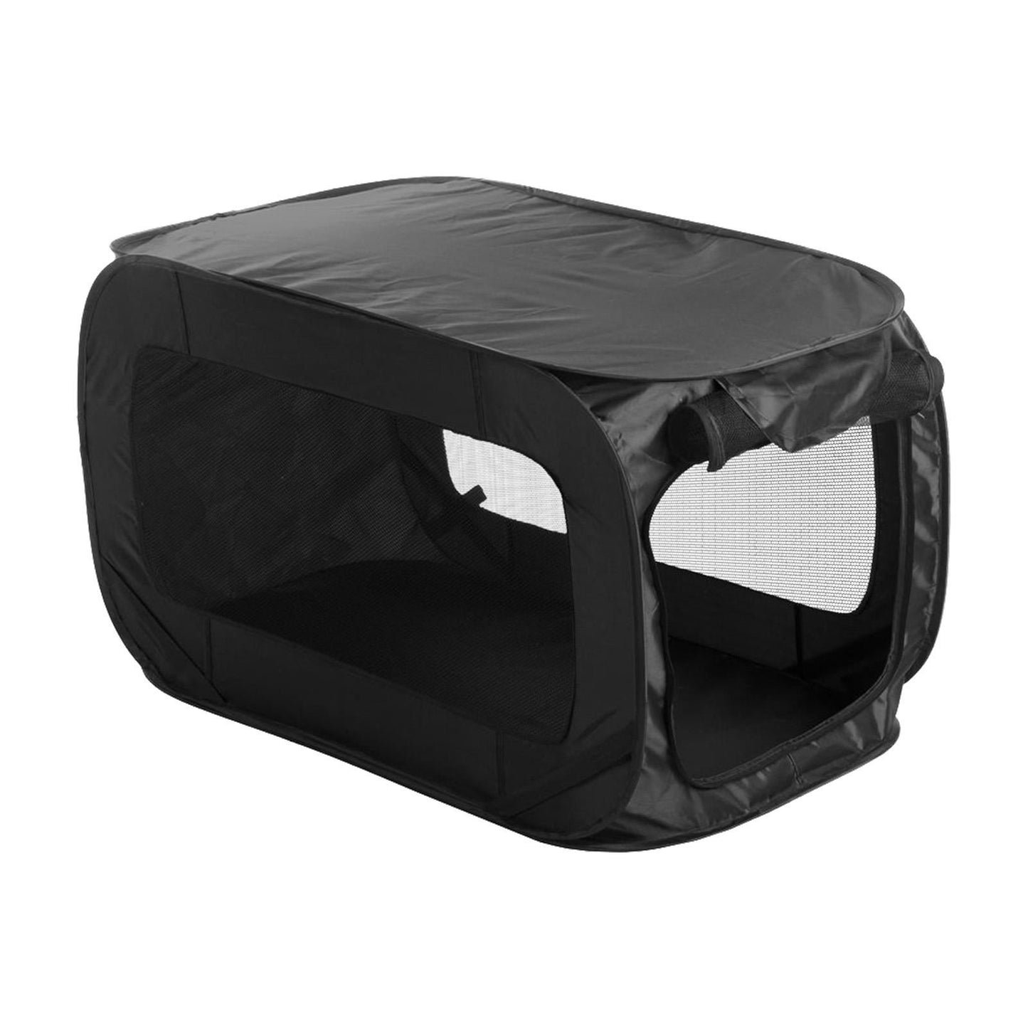 Collapsible Travel Cage For Dogs & Cats Nylon Black Or Green
