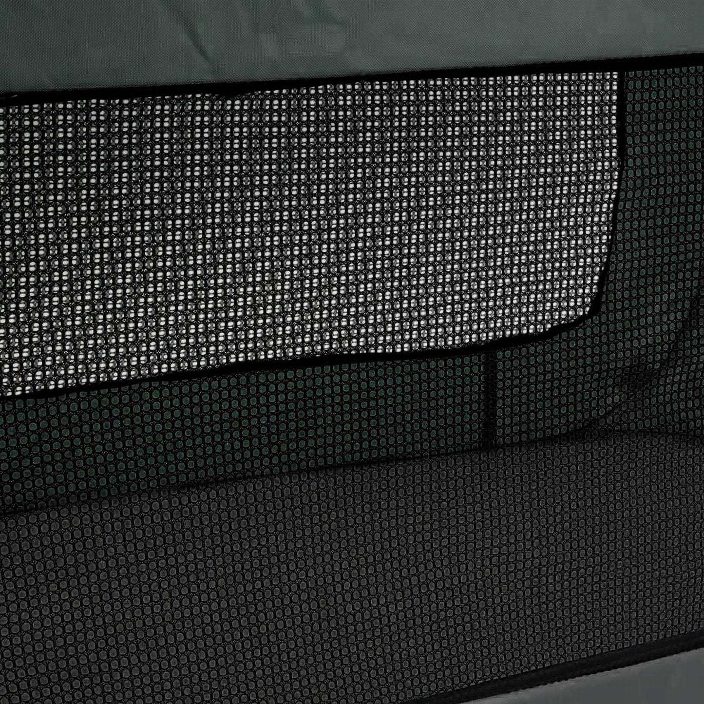 Collapsible Travel Cage For Dogs & Cats Nylon Black Or Green