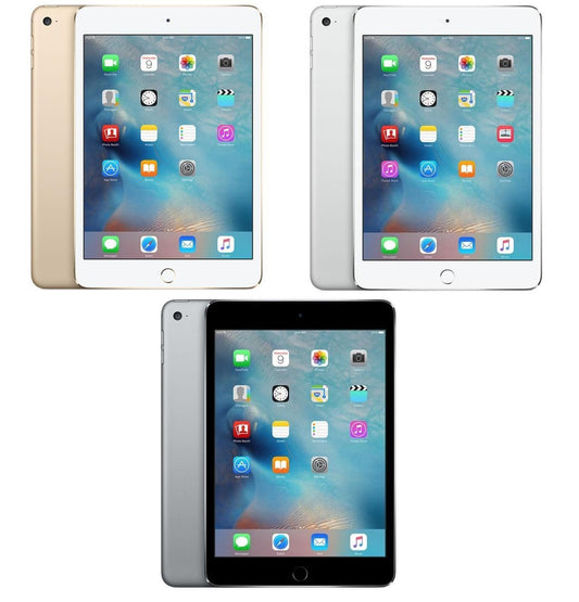 Apple iPad Mini 4 Wi-Fi Tablet 7.9" iOS 16-32-64-128GB