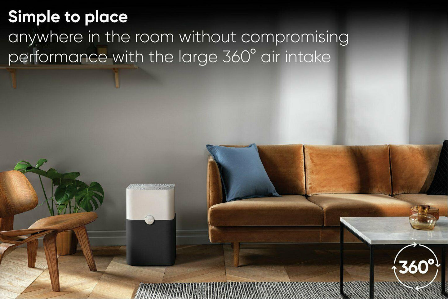 Blueair Blue Pure 221 Air Purifier Slim Compact Clean Air