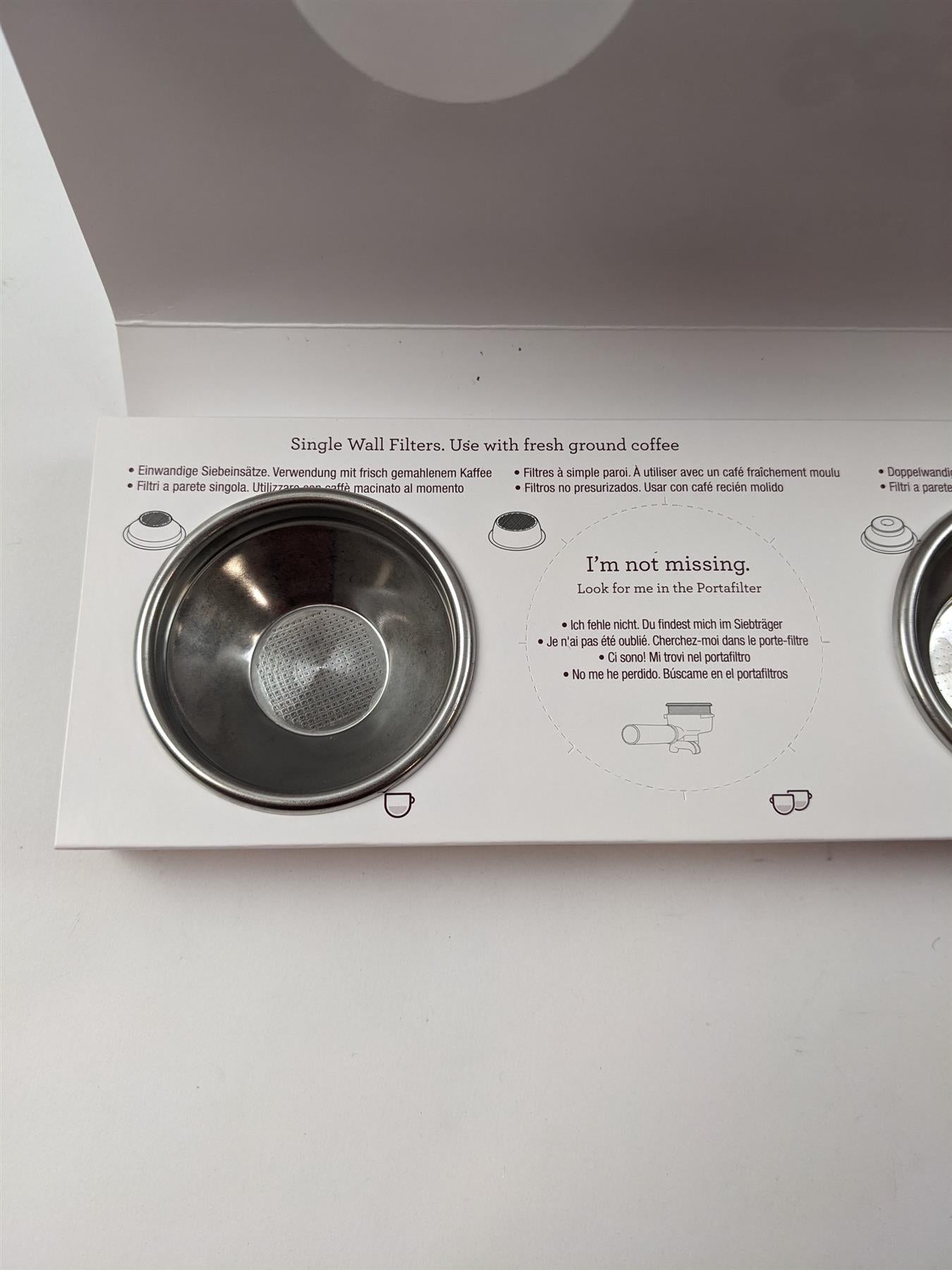 Sage 3x 54mm Coffee Machine Filter Baskets Dual/Single Wall