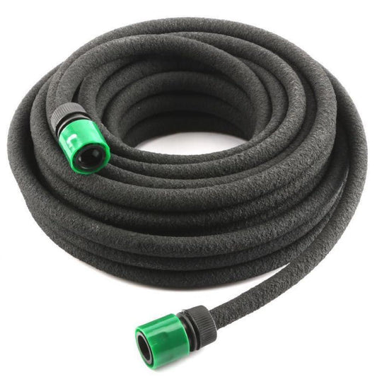 idooka Irrigation Hose 15m Black Porous Rubber