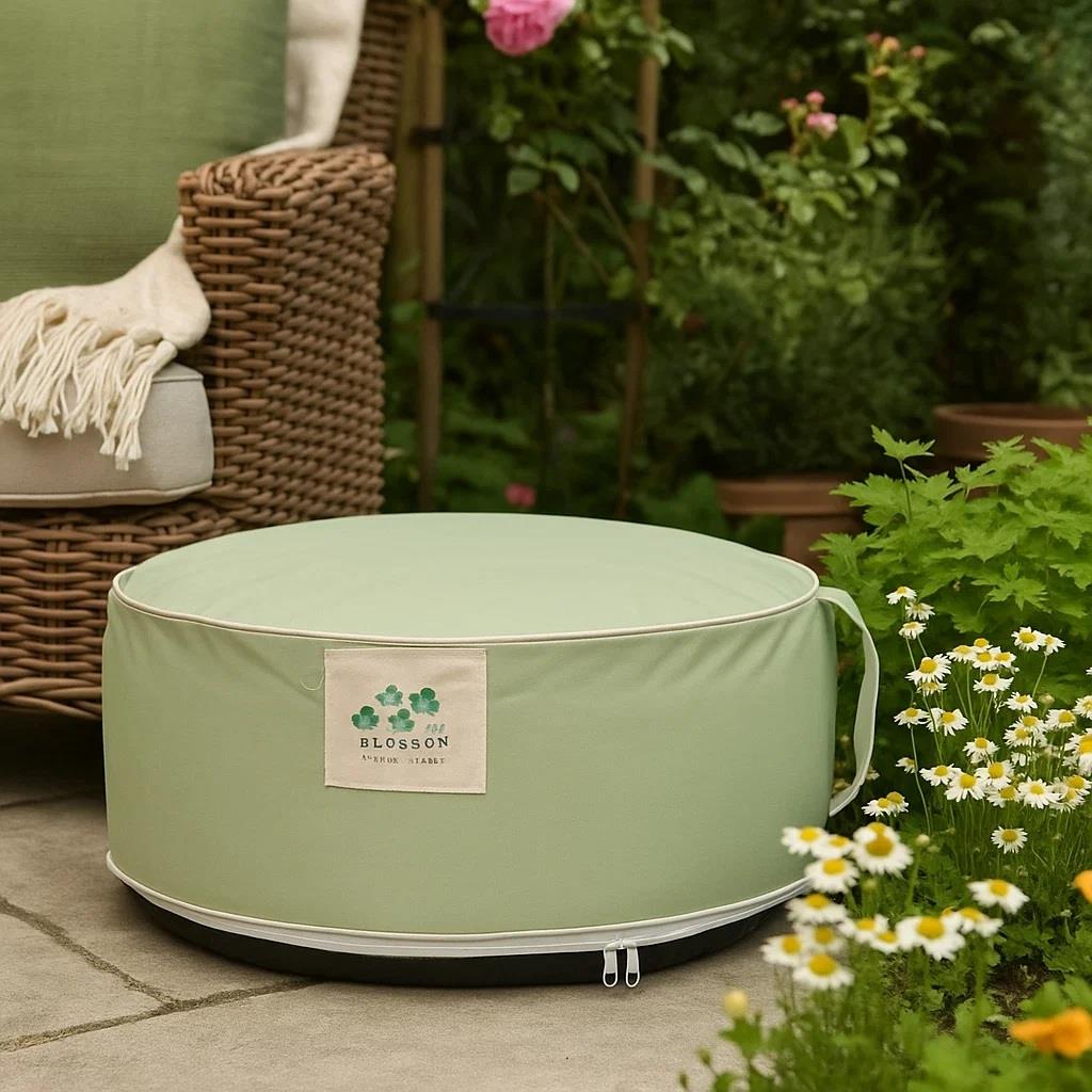 Outdoor Inflatable Pouffe Water-Resistant Seat Camping