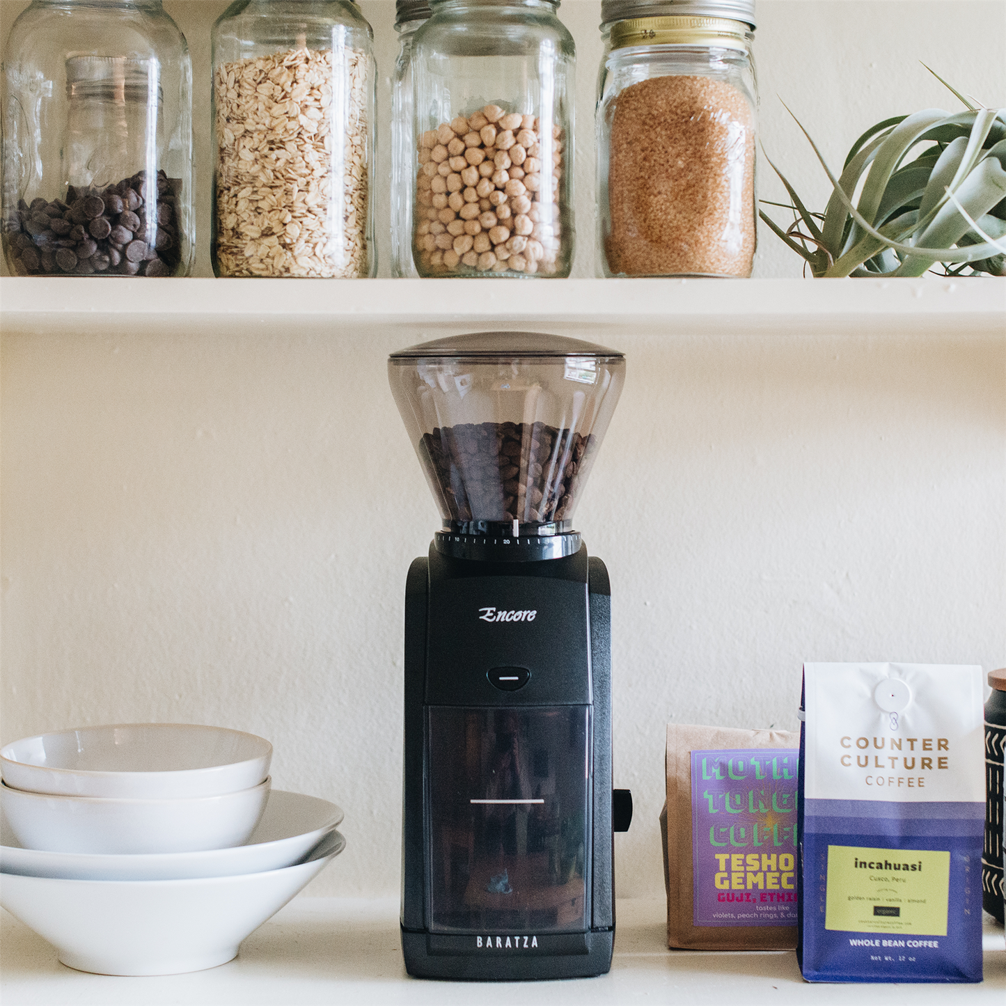 Baratza Encore 410/485 Coffee Grinder Black/White