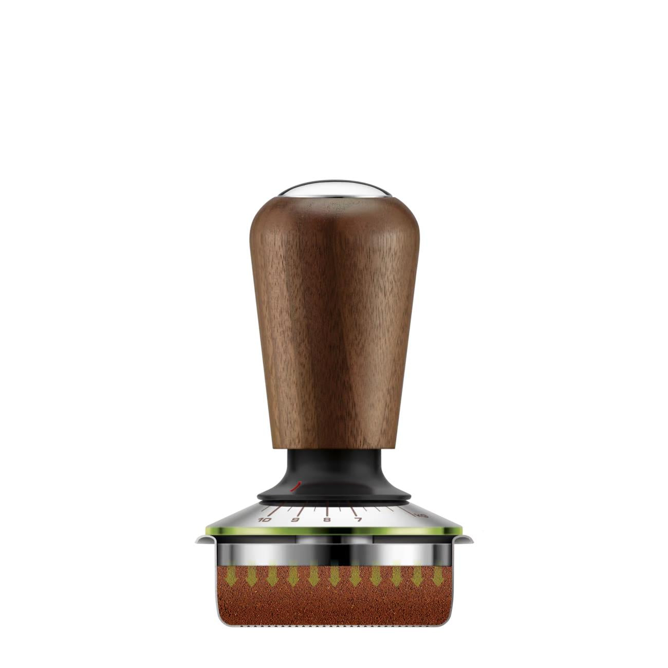 Sage The Force Gauge Tamper 58mm - Walnut