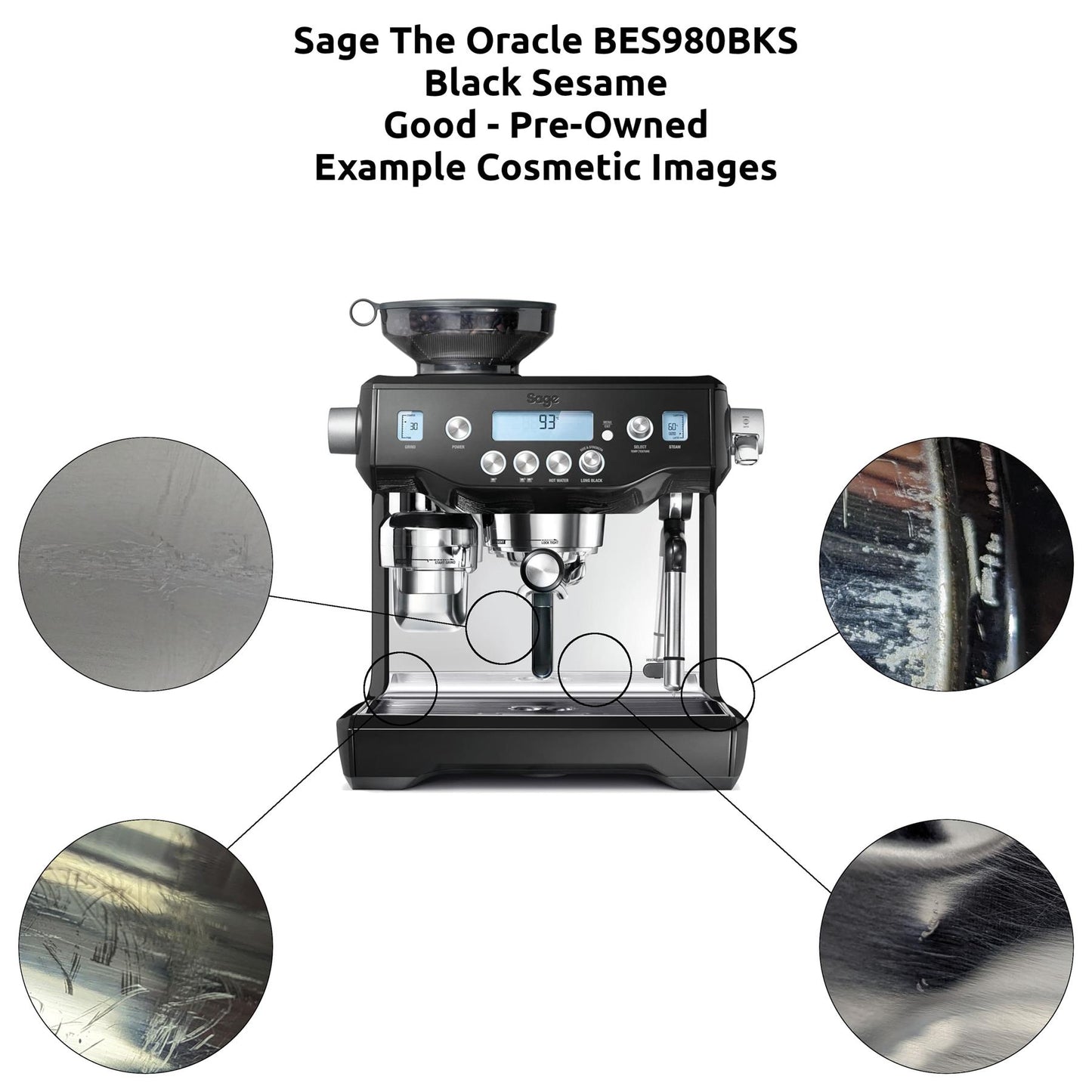 Sage The Oracle BES980/SES980 Coffee Machine