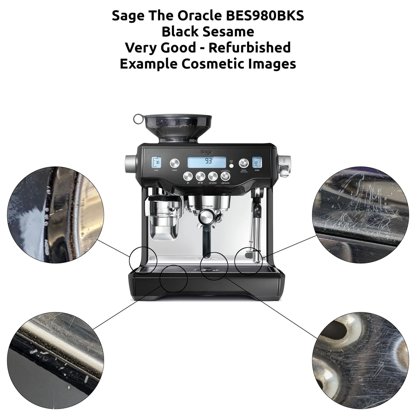 Sage The Oracle BES980/SES980 Coffee Machine