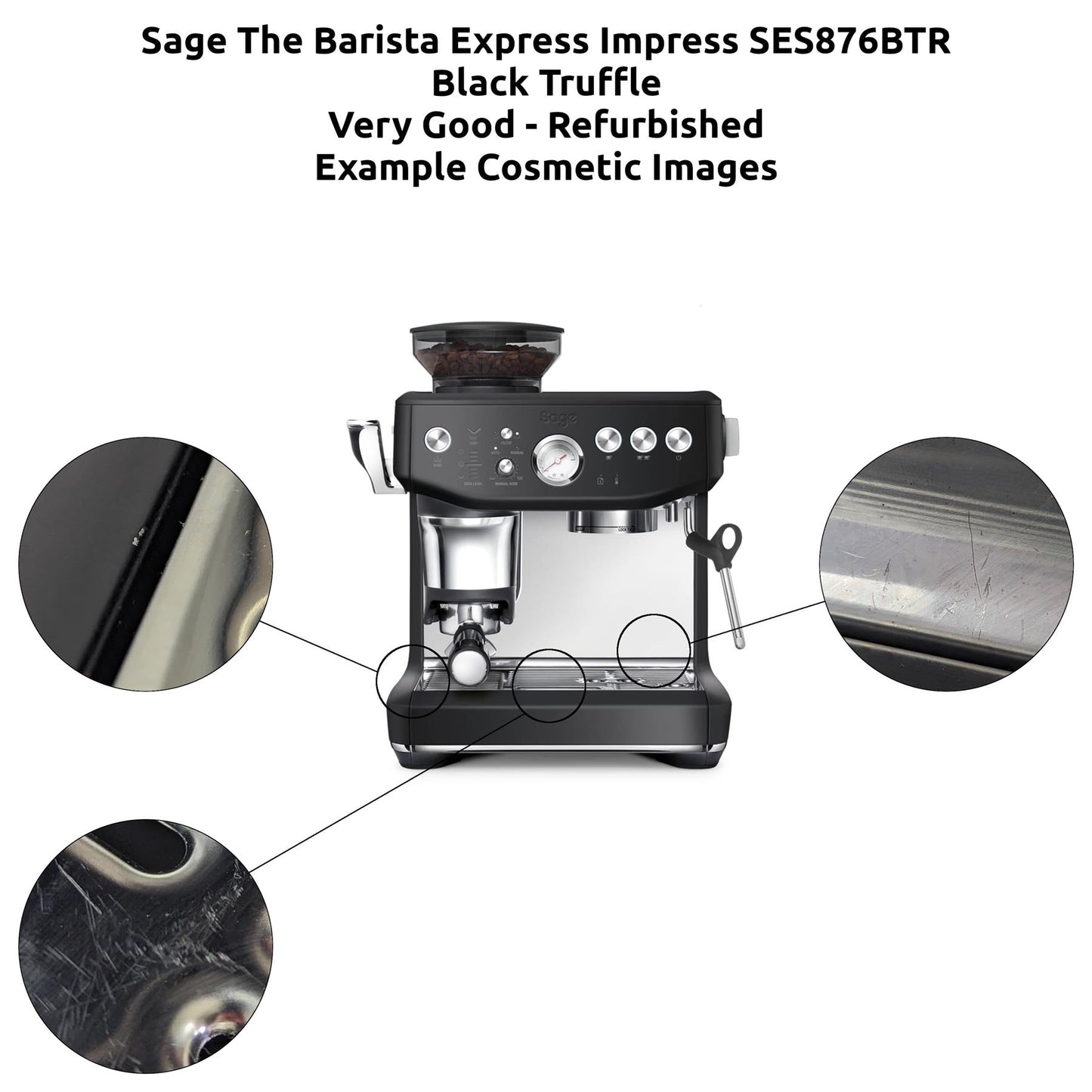 Sage The Barista Express Impress SES876 Coffee Machine