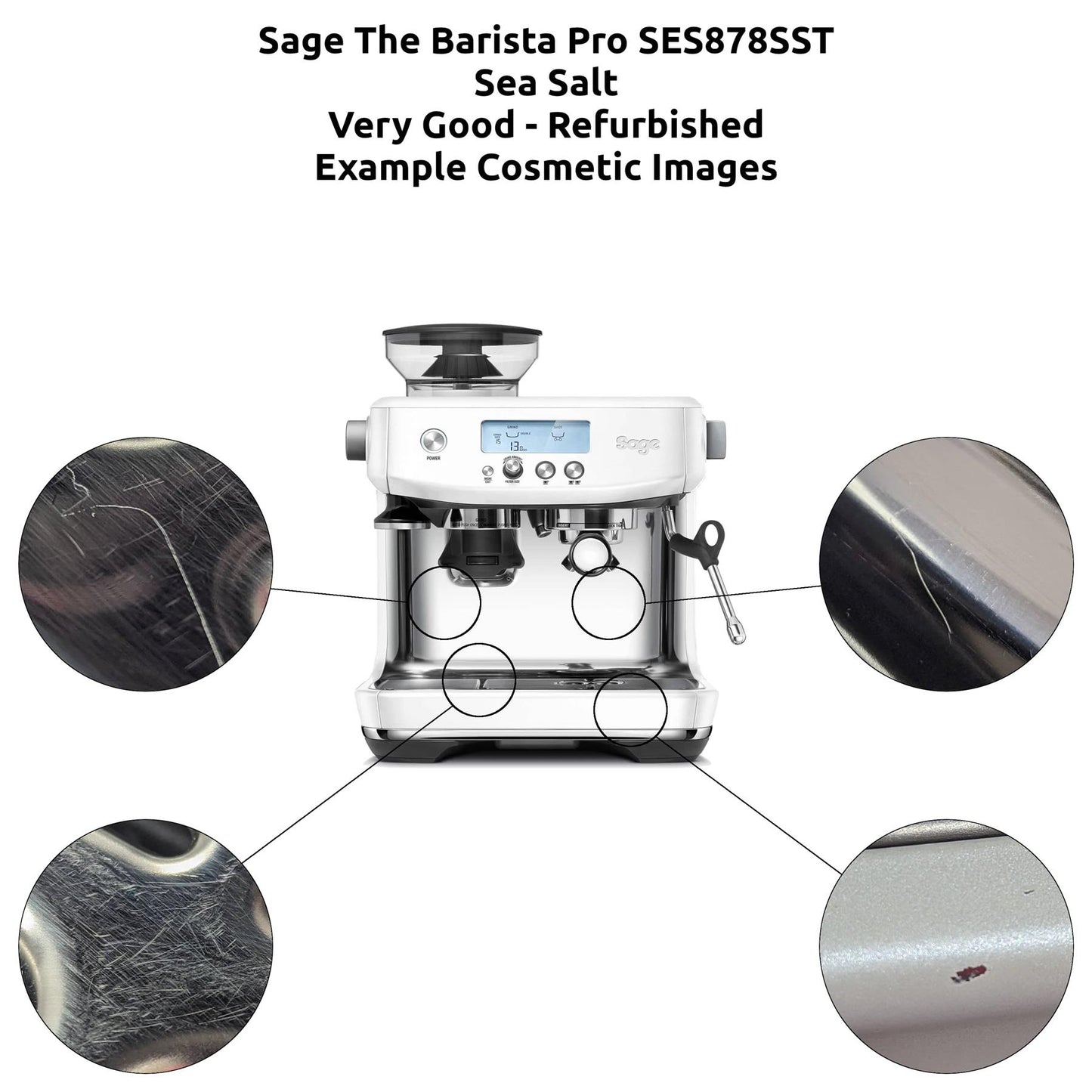 Sage The Barista Pro SES878 Coffee Machine