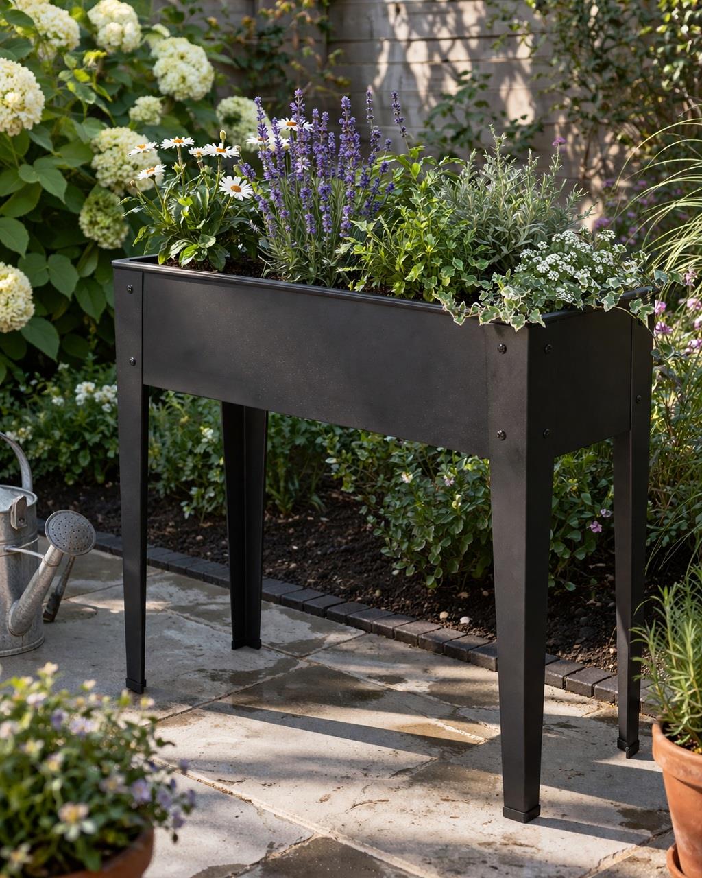 75cm Tall Metal Raised Garden Bed Steel Planter Box