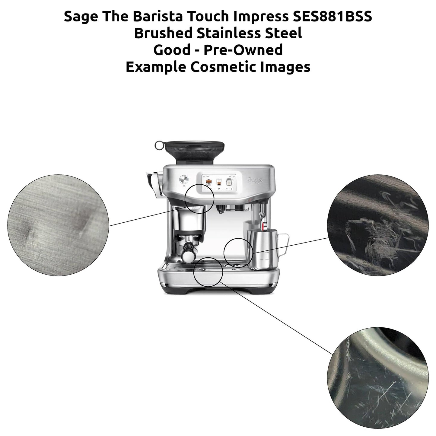 Sage The Barista Touch Impress SES881 Coffee Machine