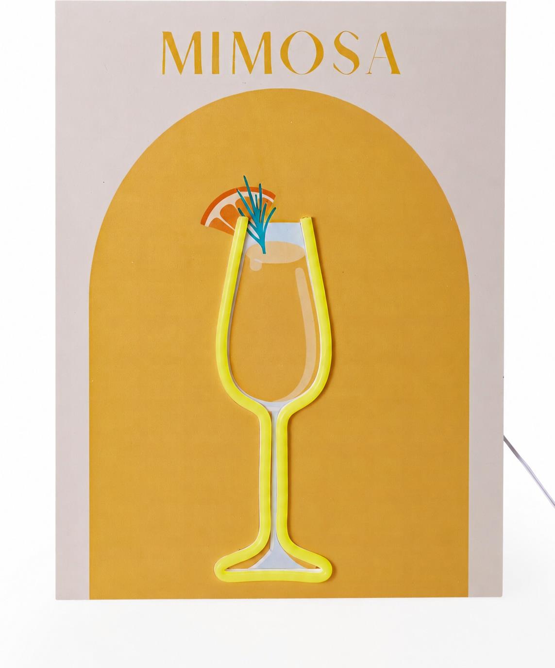 Neon LED Cocktail Wall Art Set (3 Designs)