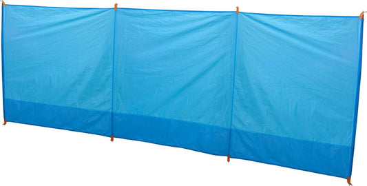 Portable Folding Beach Windbreak with Carry Bag Blue