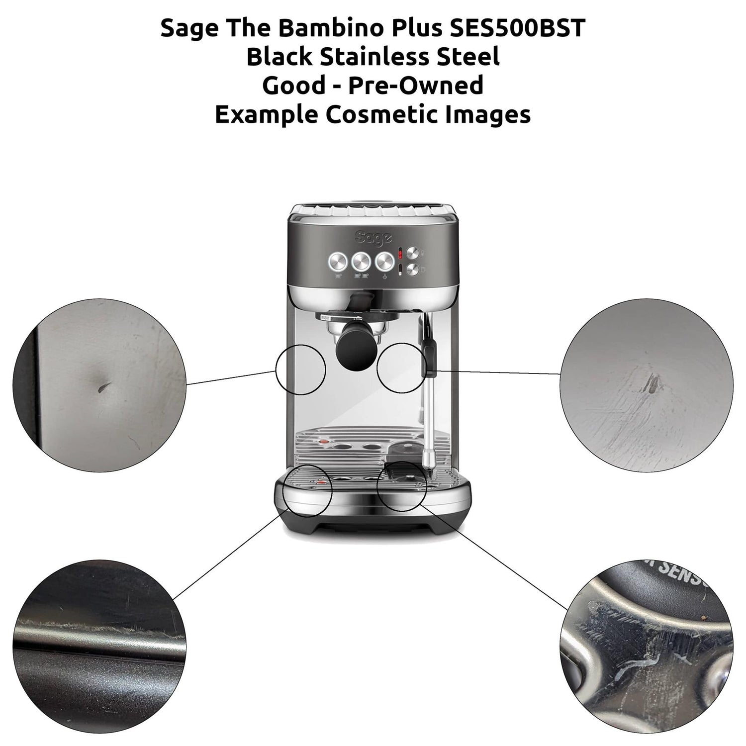 Sage Bambino Plus Espresso Machine - Silver