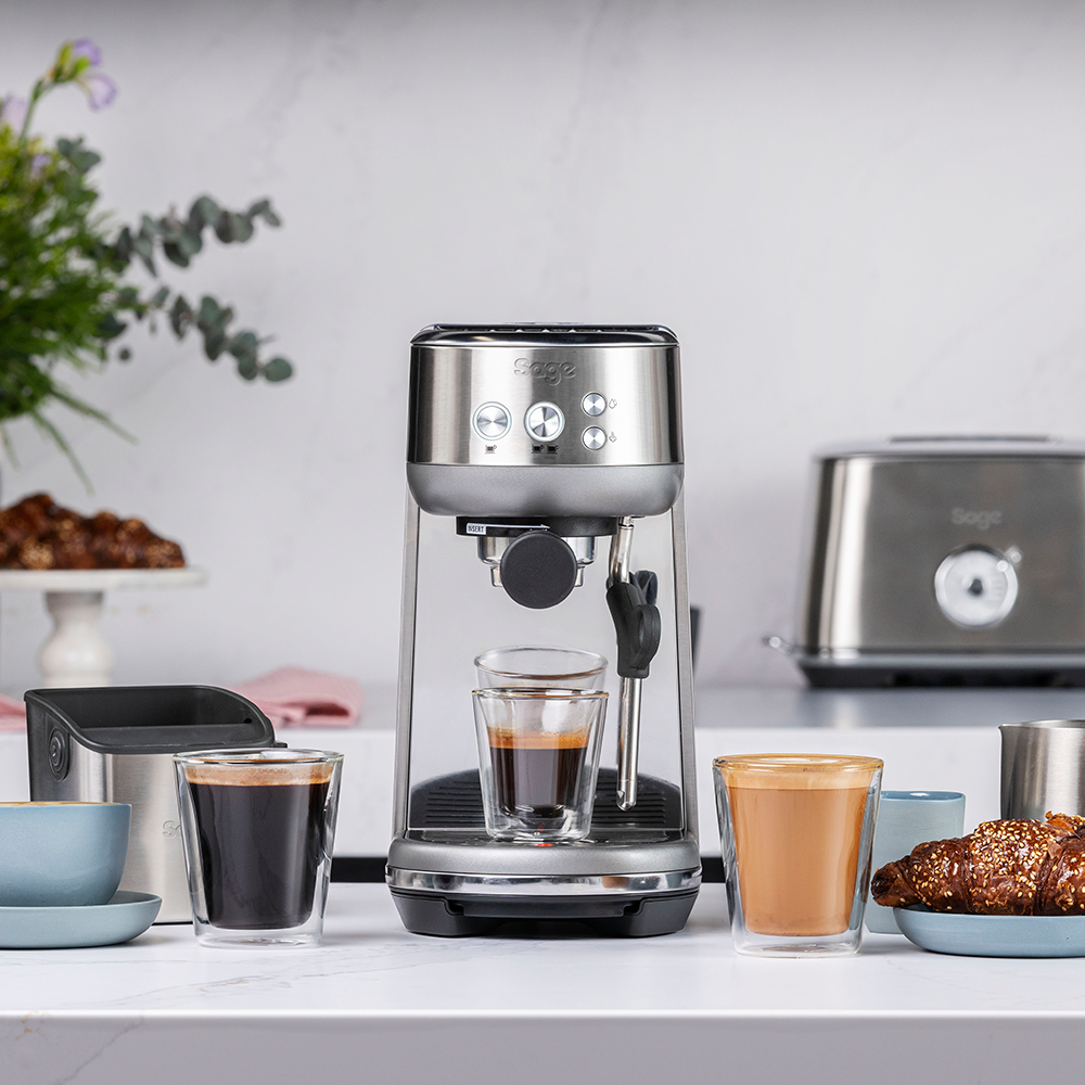 Sage The Bambino SES450 Coffee Machine Silver/Black
