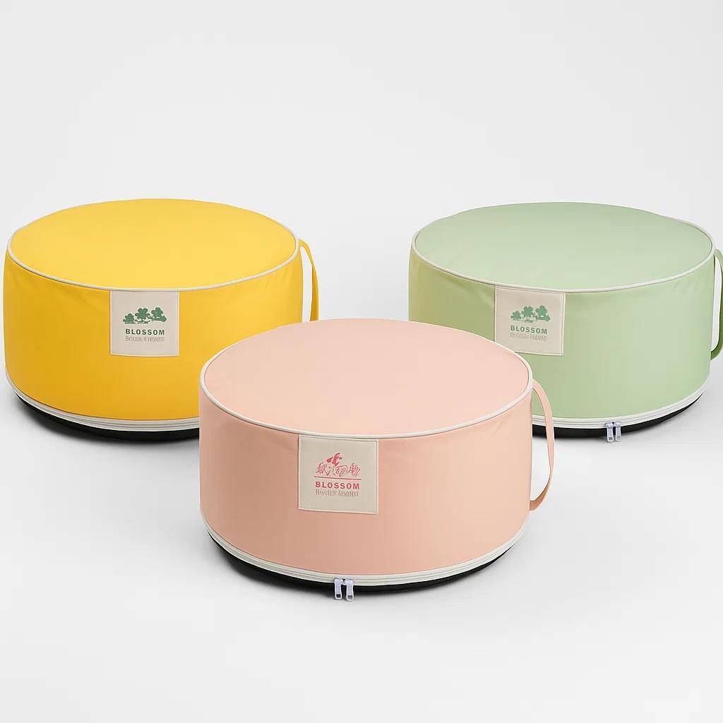 Outdoor Inflatable Pouffe Water-Resistant Seat Camping
