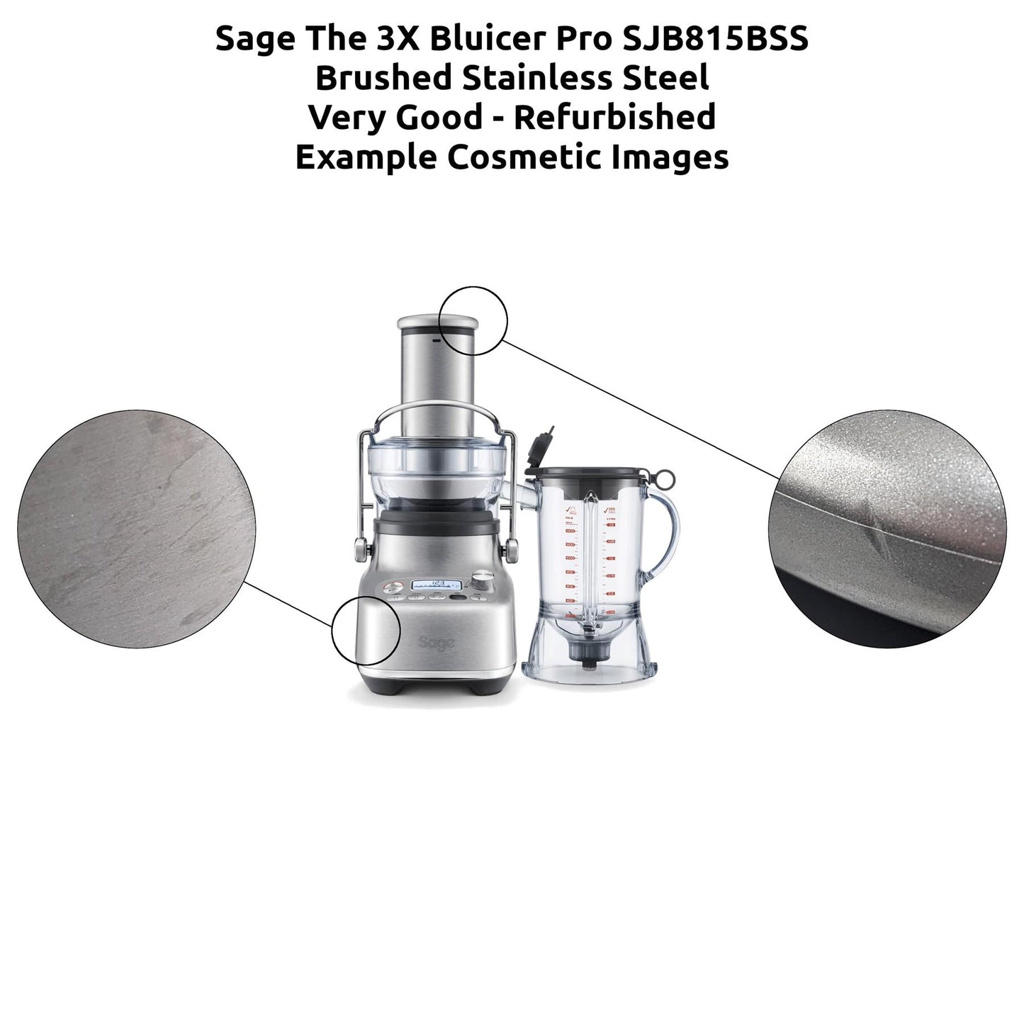 Sage The 3X Bluicer Pro SJB815 Blender Juicer