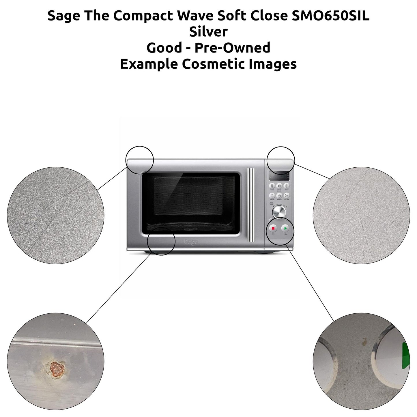 Sage The Compact Wave Soft Close SMO650 Microwave
