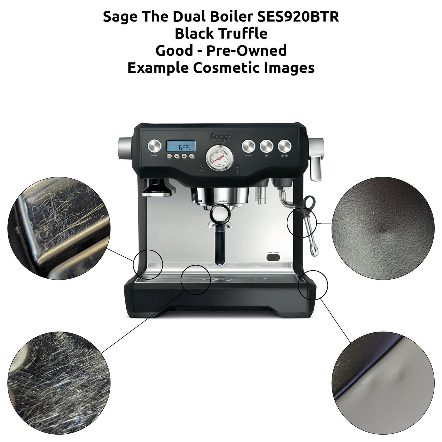 Sage The Dual Boiler BES920/SES920 Coffee Machine