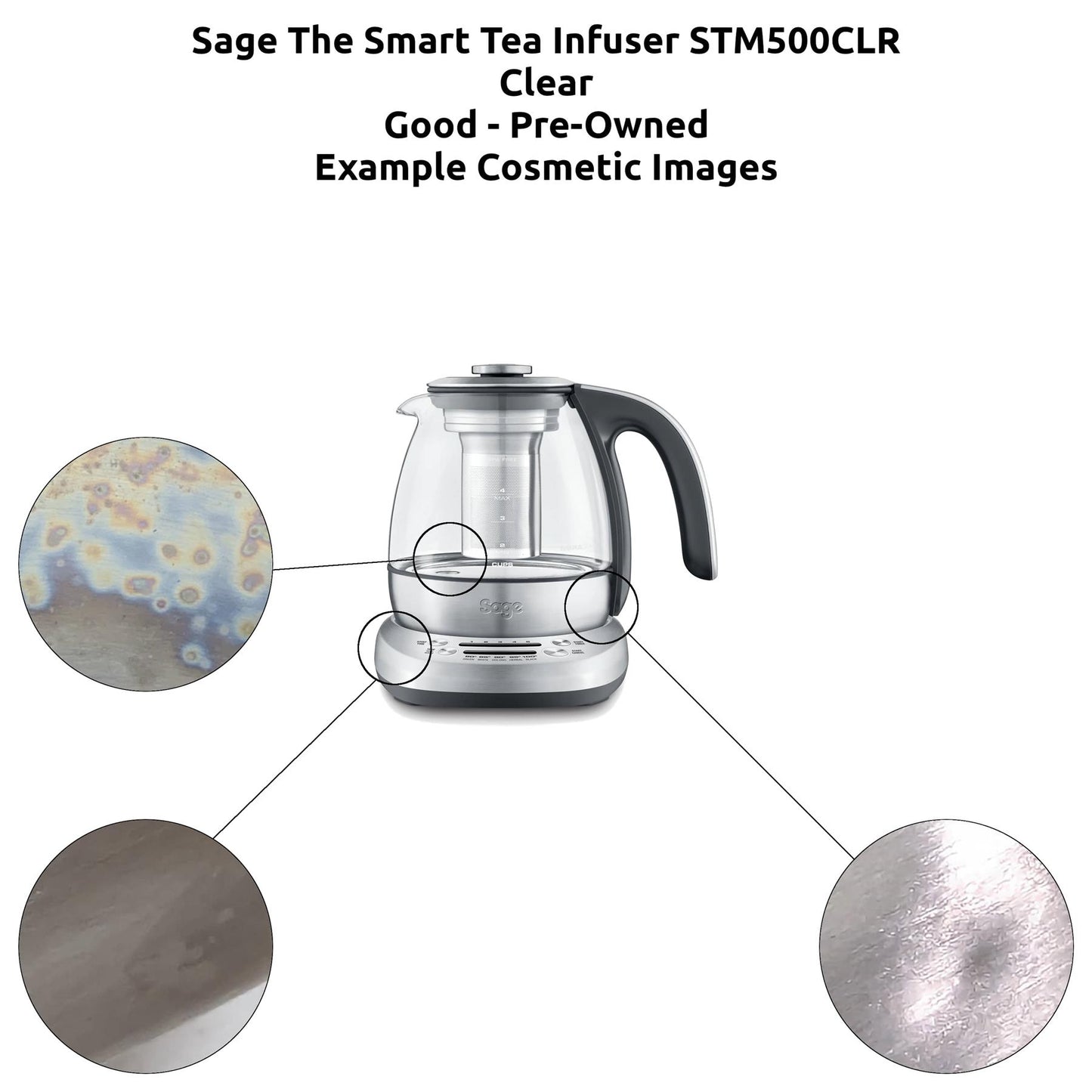 Sage The Sage Smart Tea Infuser Compact STM500 Tea Maker