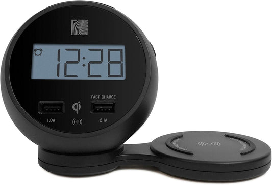 Soundfreaq Charge Rise Wireless Charging Alarm Clock SFQ-15 Black