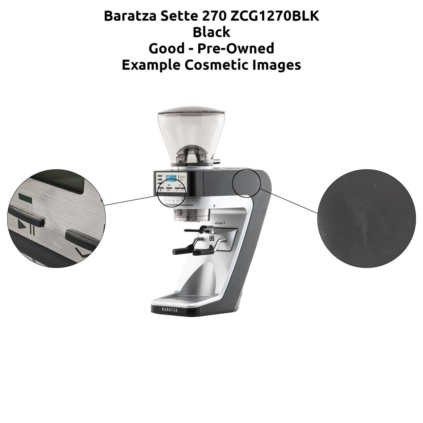 Baratza Sette 270 ZCG1270BLK Coffee Grinder Black