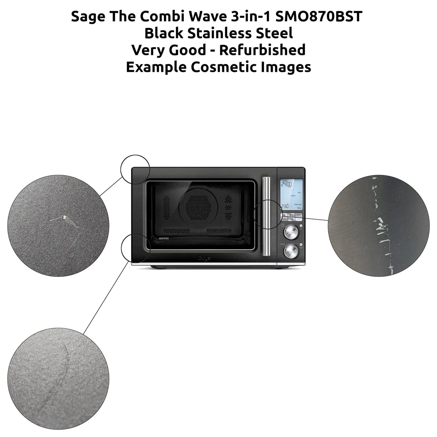 Sage The Combi Wave 3-in-1 SMO870 Air Fryer Oven Microwave