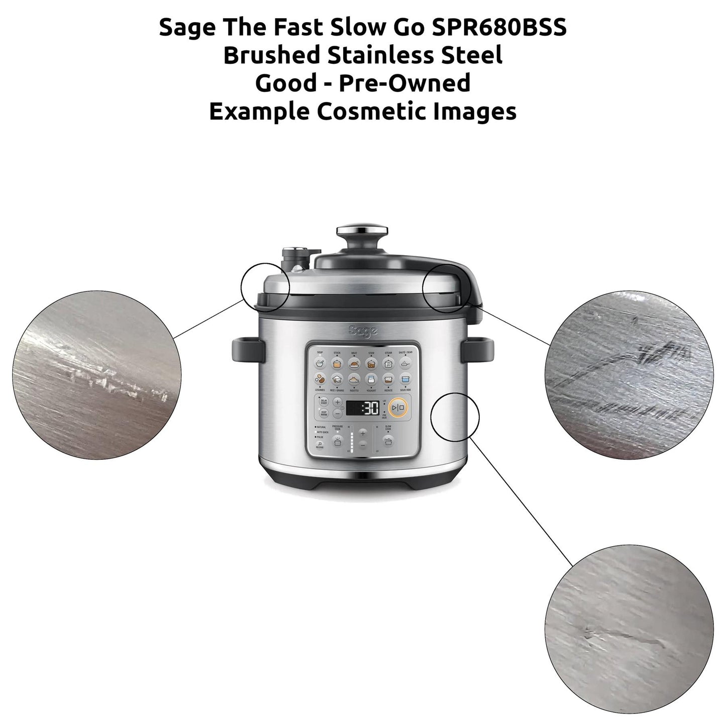 Sage The Fast Slow Go SPR680 Pressure Cooker