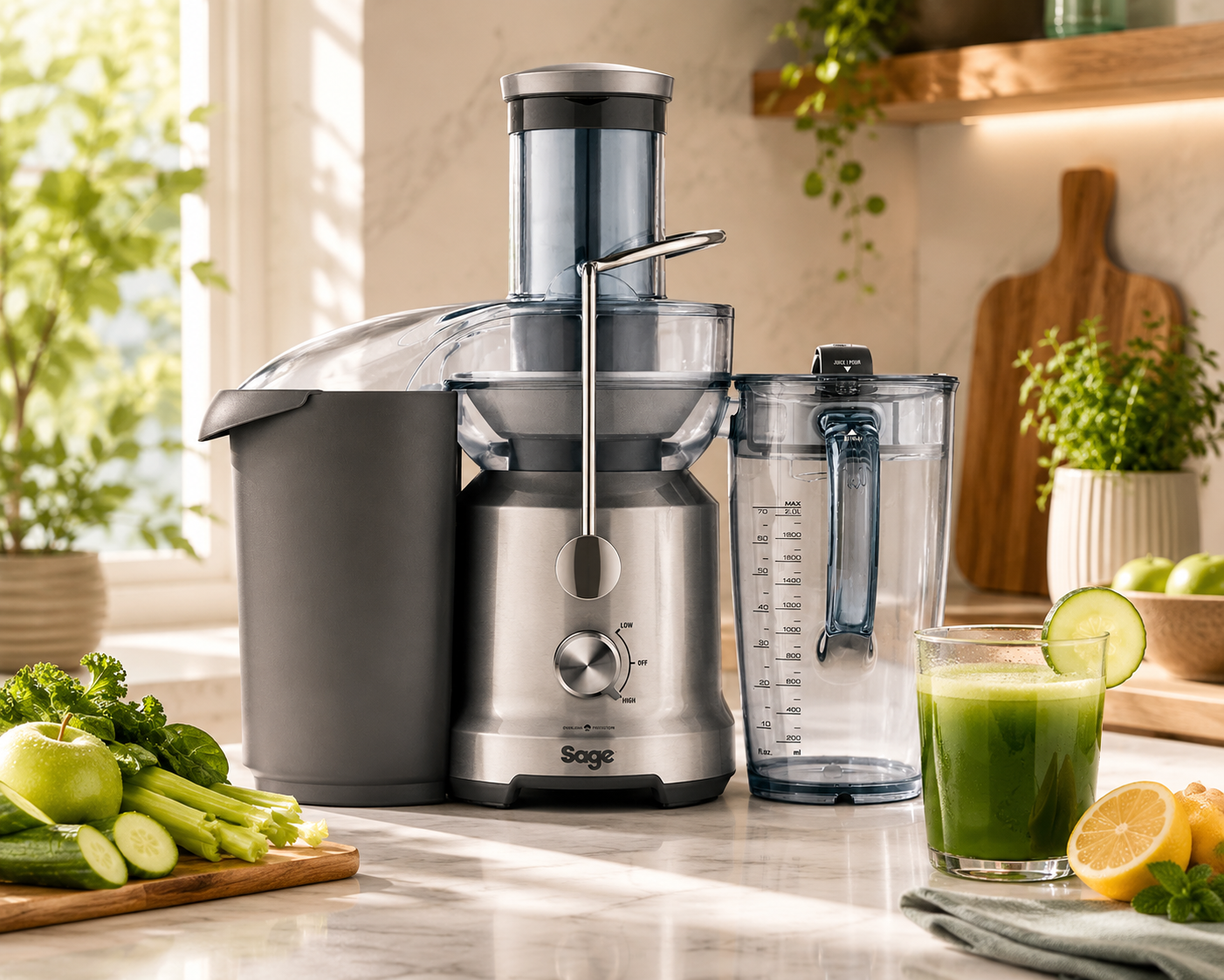 Sage The Nutri Juicer Cold BJE430 Fruit Juicer