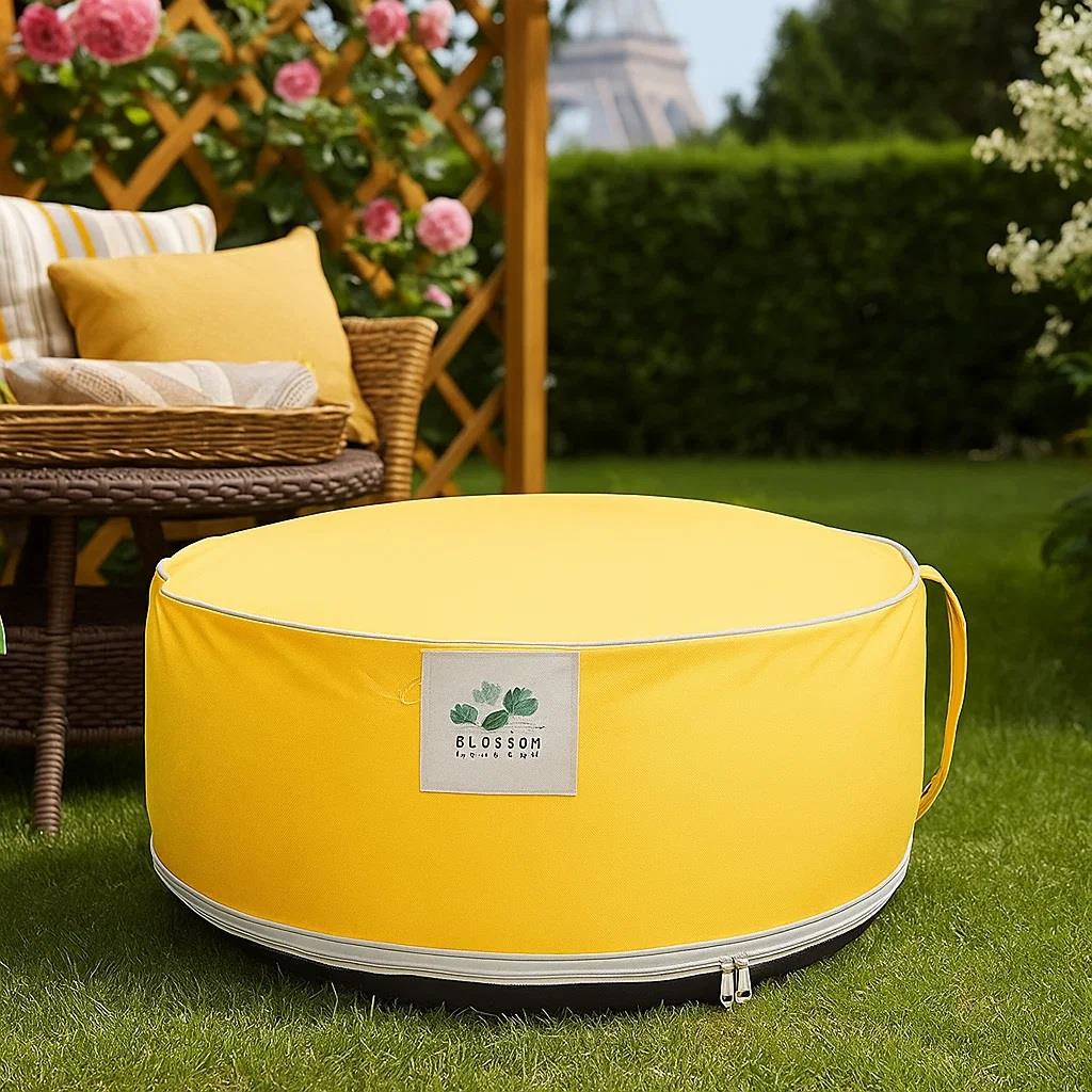 Outdoor Inflatable Pouffe Water-Resistant Seat Camping