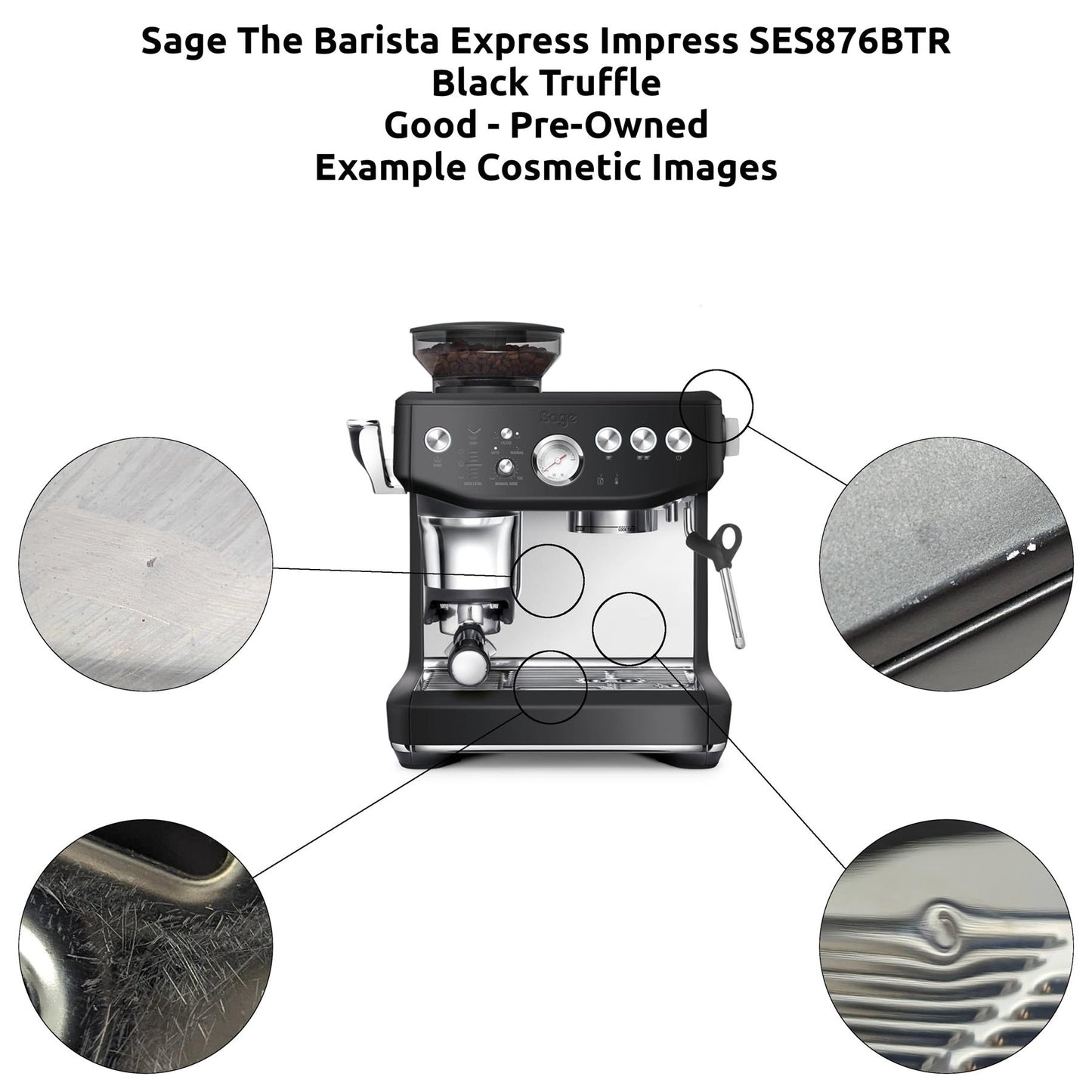 Sage The Barista Express Impress SES876 Coffee Machine