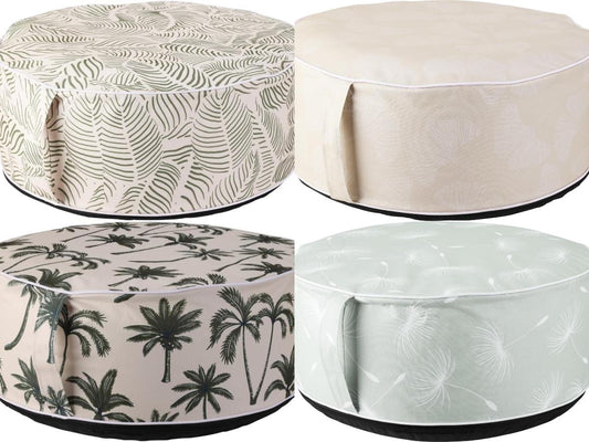 Outdoor Inflatable Pouffe Water-Resistant Seat Camping