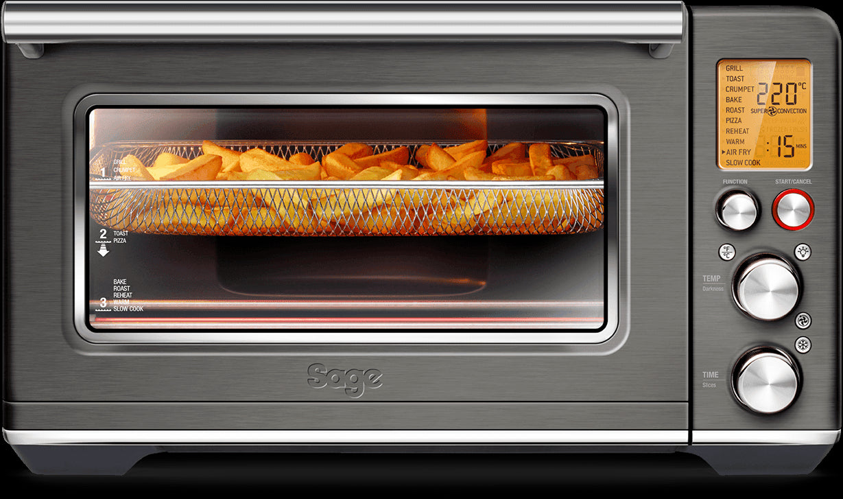 Sage the smart oven air shop fryer brushed stainless steel sov860bss