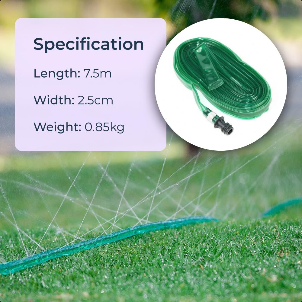 7.5M Drip Irrigation Garden Hose Sprinkler Green