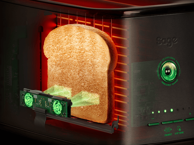 Sage The Eye Q 850 Auto 2 Slice Toaster STA850 1200W