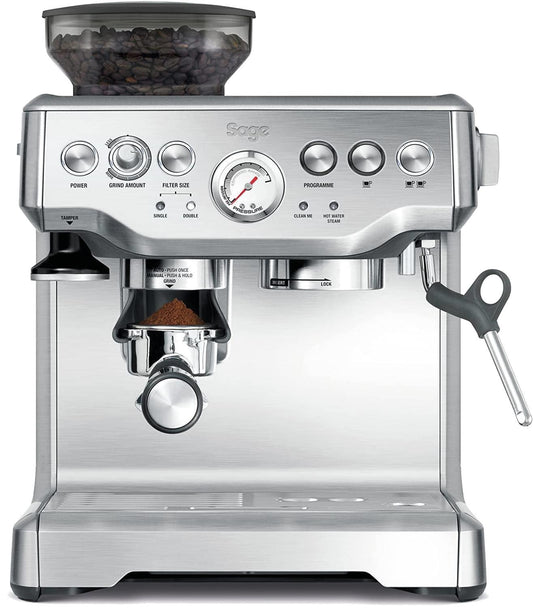 Sage The Barista Express BES875 Bean to Cup Coffee Machine Brushed Stainless Steel