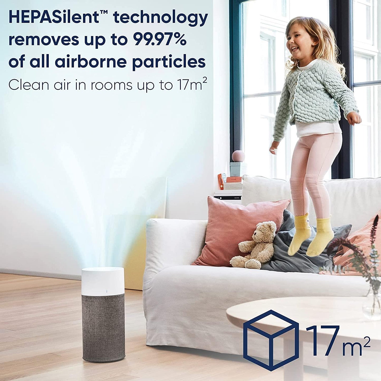 Blueair Blue 3410 Air Purifier HEPA Clean Air Environment