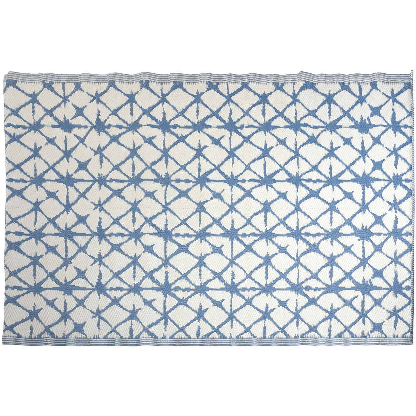 Outdoor Camping Picnic Rug 120x180cm Triangle Design Blue