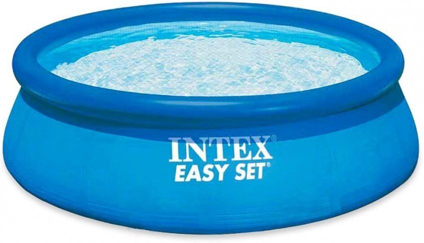 Intex 15ft Inflatable Paddling Pool Blue Garden Filter Pump