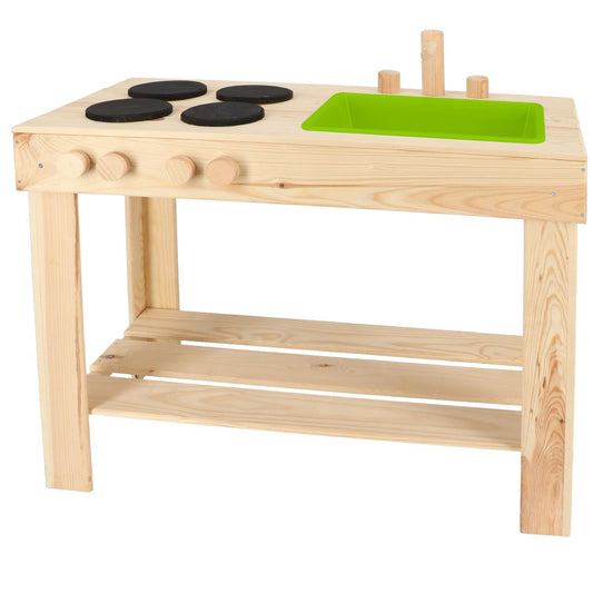 Wooden Children's Mud Kitchen Outdoor Toy Age 4+ Role Play